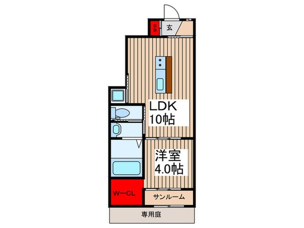 グリーンヒルの物件間取画像